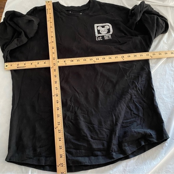 Walt Disney World Spirit Jersey Sequin Black Silver size Small - Picture 9 of 9